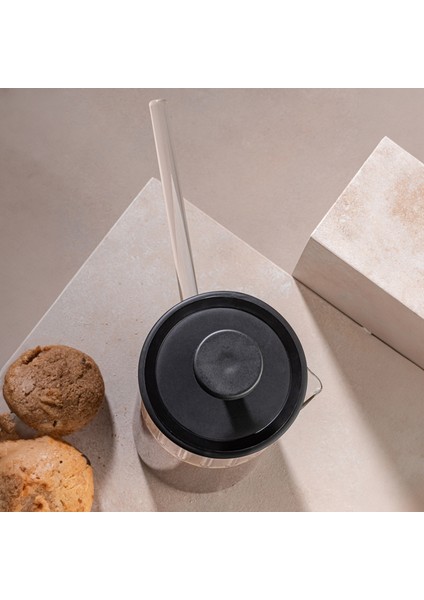 2'li Ateşe Dayanıklı Borosilikat Cam Frenchpress - Bitki Çayı Filtre Kahve Demliği 450 ml fırsatları