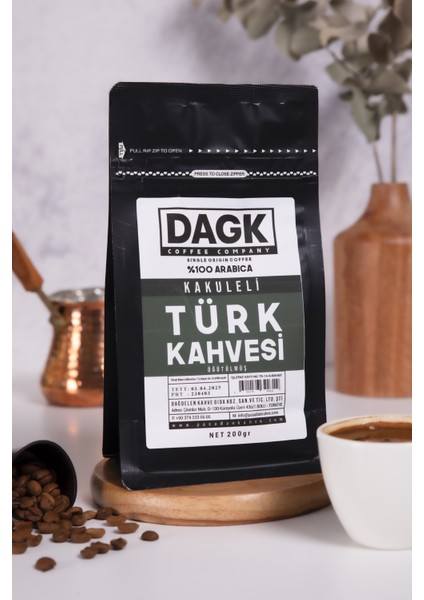 Kakuleli Türk Kahvesi 200G Öğütülmüş