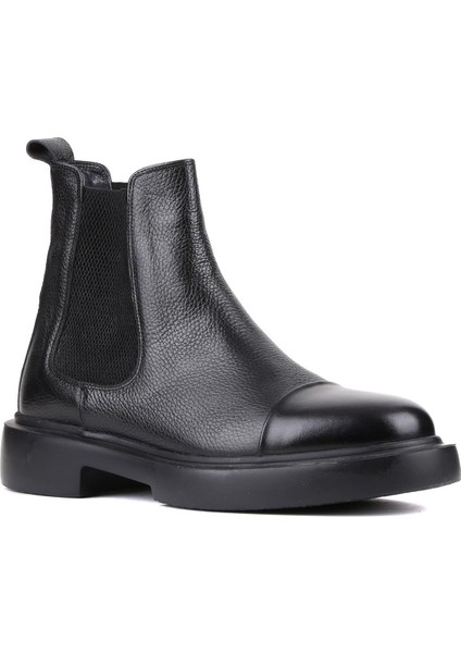 - Siyah Deri Erkek Chelsea Bot 250-080 fiyatları