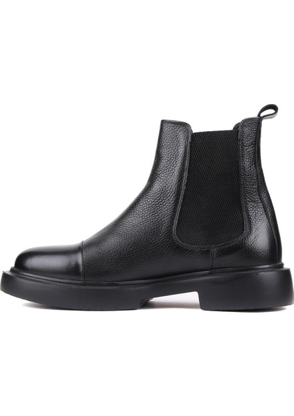 - Siyah Deri Erkek Chelsea Bot 250-080 modelleri