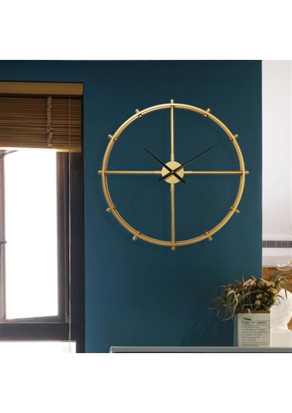 Flora Gold Tasarım Duvar Saati