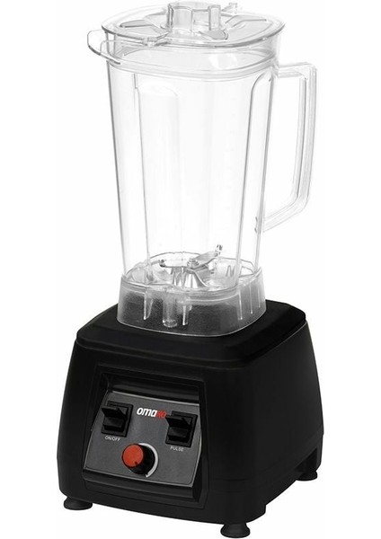 Bar Blender 3 Litre Manuel Şeffaf Kapak Sensörsüz Siyah