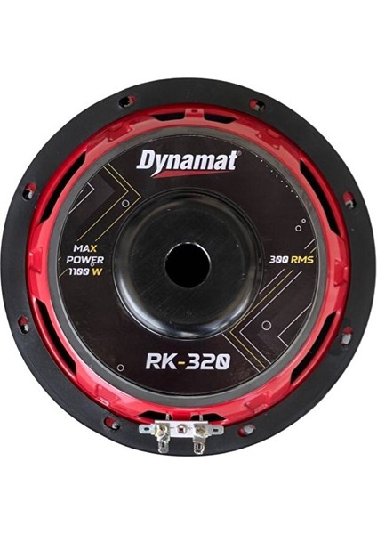 RK-320 Max 1100W 300W Rms Oto Subwoofer 20 cm Bass L Port Kabinli