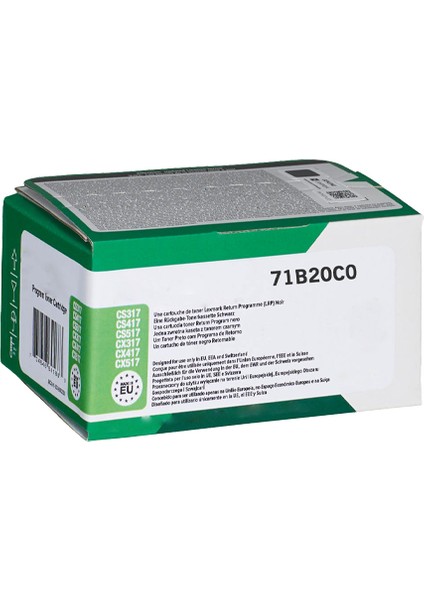 Lexmark CS317 Mavi Muadil Toner fiyatları