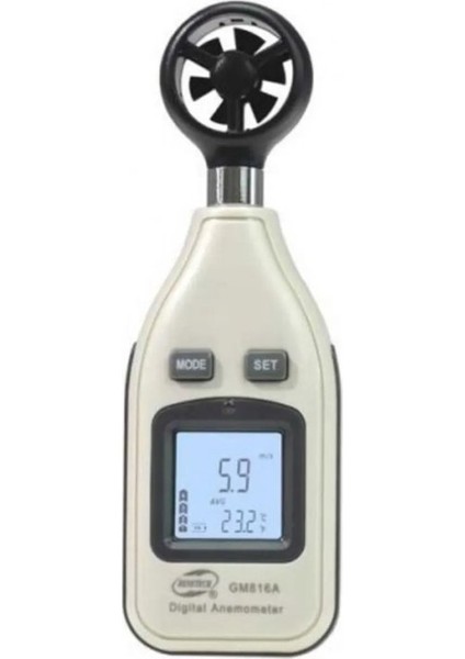 GM816A Hava Hızı Ölçer Anemometre