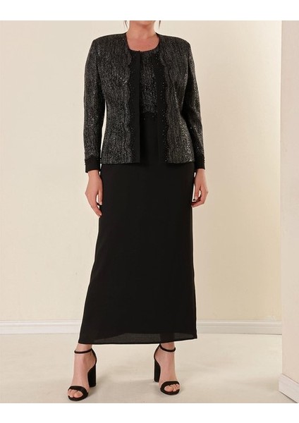 Kadın Elbise Ceket Takım