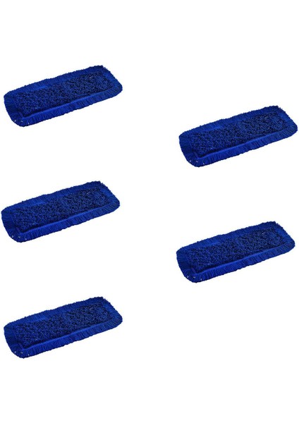 Orlon Yedek Nemli Palet Tablet Toz Toplama Statik Mop - Mavi - 100 Cm. - 5 Adet