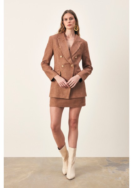 Mini Boy Tüvit Etek - Kahve fiyatları