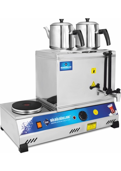 25LIK Kaynaklı Elektrikli Pleytli Çay Kazanı