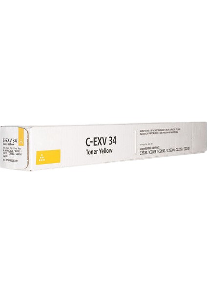 Canon C-EXV34 Muadil Sarı Toner fiyatları