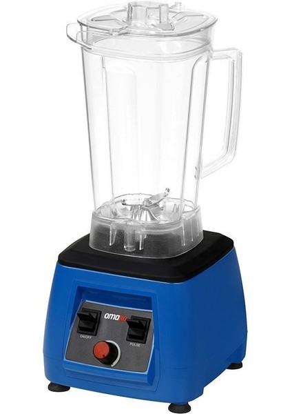 Bar Blender 3 Litre Manuel Şeffaf Kapak Sensörsüz Mavi