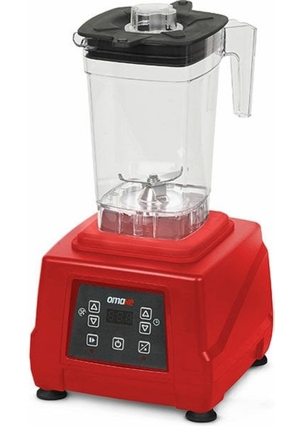 Bar Blender 2 Litre Dijital Kapak Sensörsüz Kırmızı