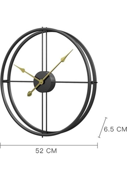 Nevin Metal Dekor Duvar Saati
