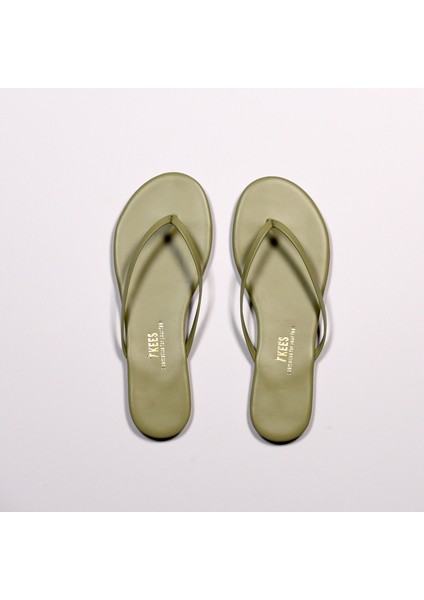 Kadın Limon Yeşili Parmak Arası Terlik modelleri