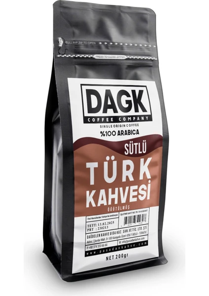 Sütlü Türk Kahvesi