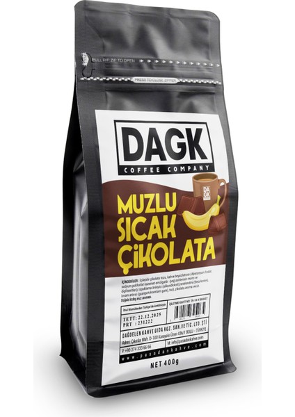 Muzlu Sıcak Çikolata Vending (Aromalı) 400G