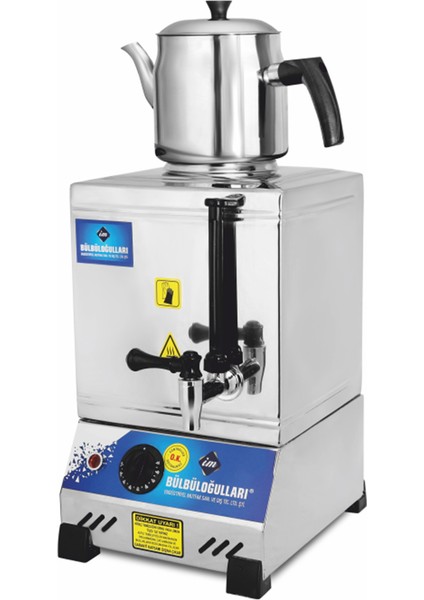 15LIK Kaynaklı Elektrikli Pleytsiz Çay Kazanı