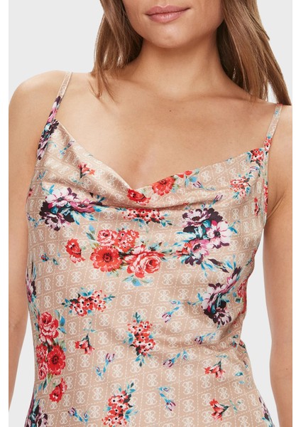 Akilina Slim Fit Ip Askılı Uzun Saten Elbise W3GK85WD8G2P1FI Kadın Elbise W3GK85WD8G2 P1FI fırsatları