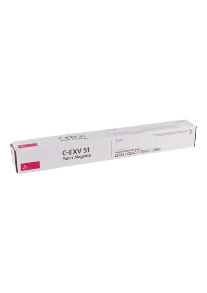 Canon C-EXV51 Muadil Kırmızı Toner