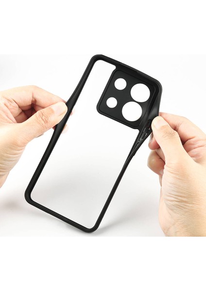 Xiaomi Redmi Note 13 Pro 5g Uyumlu Kılıf Kamera Korumalı Arkası Şeffaf Kenarları Renkli Kapak Parmak Izi Yapmaz modelleri