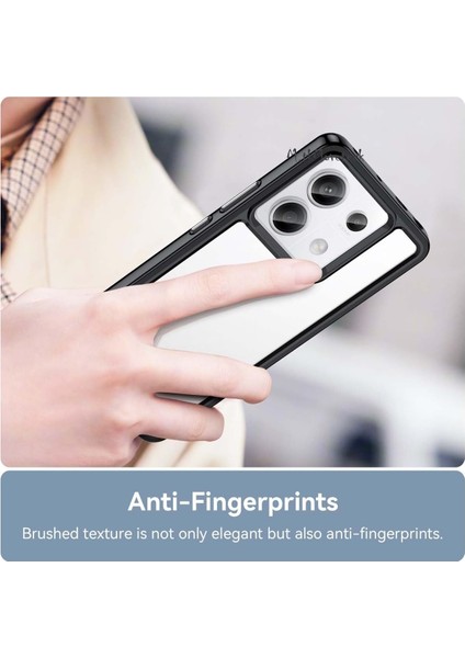 Xiaomi Redmi Note 13 Pro 5g Uyumlu Kılıf Kamera Korumalı Arkası Şeffaf Kenarları Renkli Kapak Parmak Izi Yapmaz indirimleri