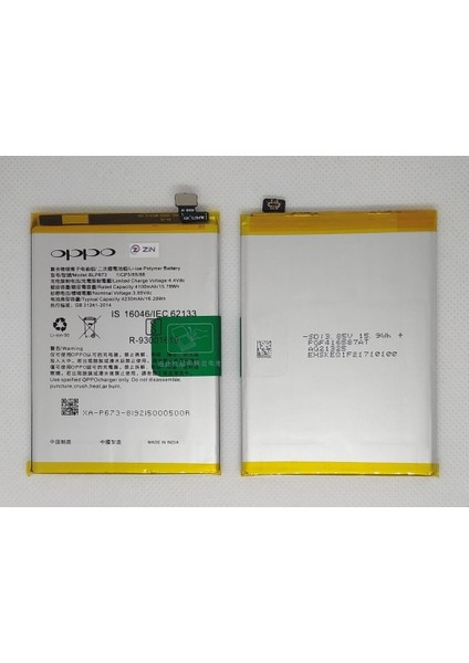 Oppo A15S Batarya Pil BLP817 Tamir Seti