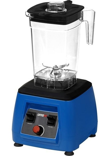 Bar Blender 2 Litre Manuel Sensörsüz Kapak Mavi