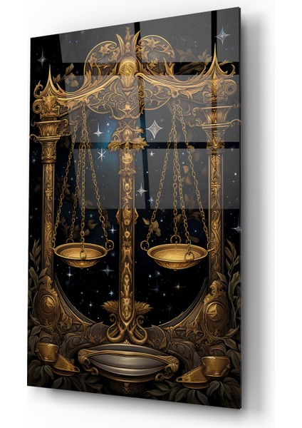 Adalet Terazisi Cam Tablo modelleri
