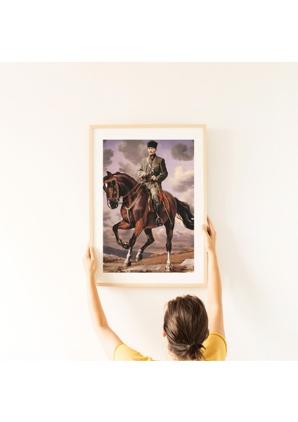 Sayılarla Boyama Seti Atatürk-4 40x50 cm