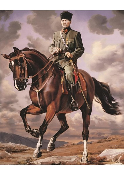 Sayılarla Boyama Seti Atatürk-4 40x50 cm