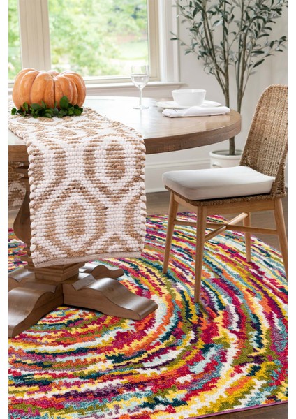 Spring Koleksiyonu Dokuma Makine Halısı SP1006 80 x 360 Dikdörtgen fiyatları