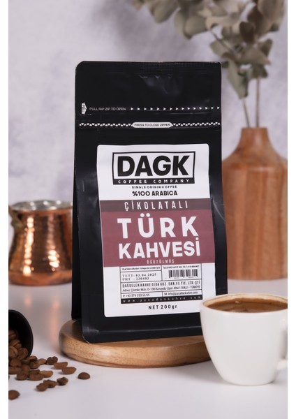 Çikolatalı Türk Kahvesi 200G Öğütülmüş