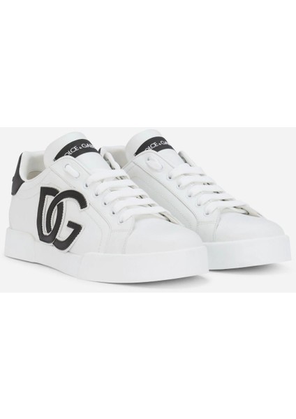 Calfskin Portofino Sneakers With Dg Logo fiyatları