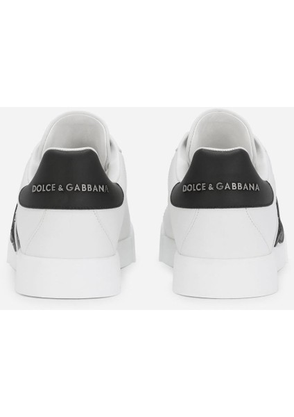 Calfskin Portofino Sneakers With Dg Logo modelleri