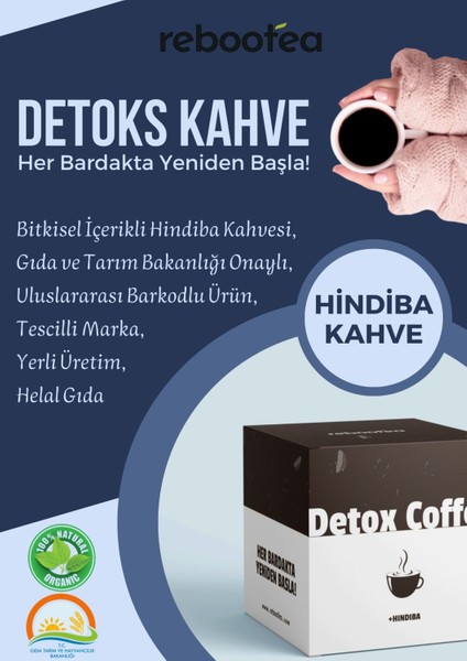 Hındıba Detoks Kahve 150 gr fiyatları