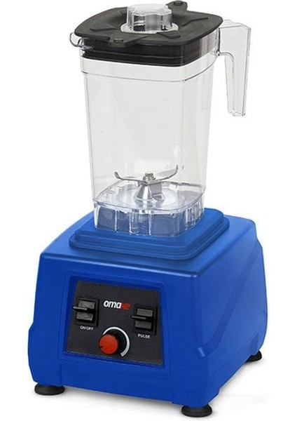 Bar Blender 2 Litre Manuel Kapak Sensörsüz Mavi