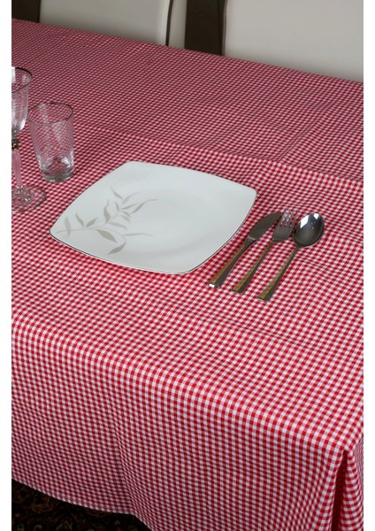 Piti Kareli 170X170 cm Kare Masa Örtüsü