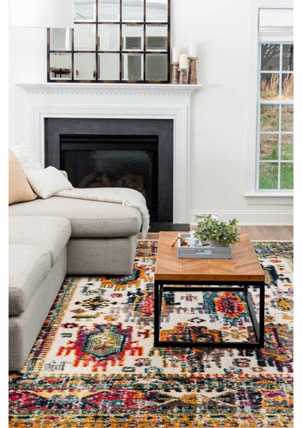 Spring Koleksiyonu Dokuma Makine Halısı SP1005 80 x 360 Dikdörtgen indirimleri