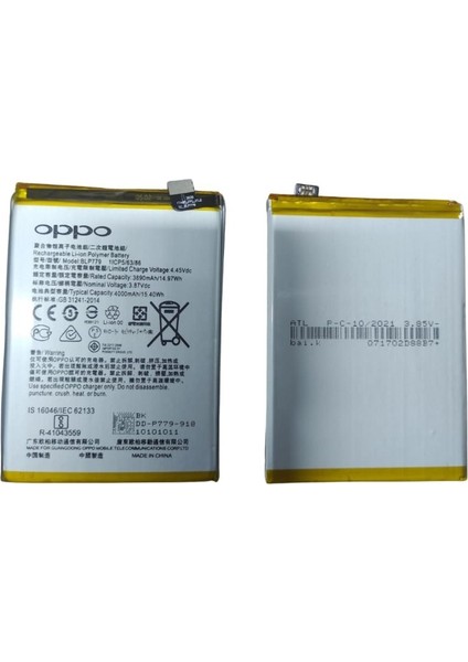 Oppo Reno 4 Lite Batarya Pil BLP779