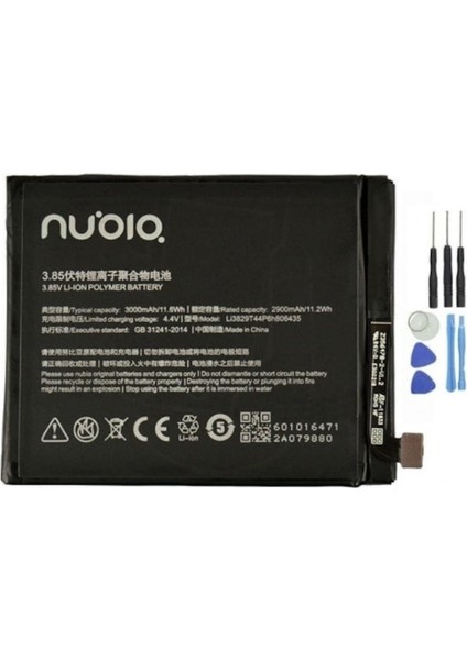 Axya Zte Nubia M2 Lite Pil Batarya LI3829T44P6H806435+ Tamir Set