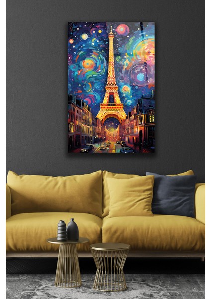 Eyfel Kulesi Soyut Cam Tablo 2 fiyatları