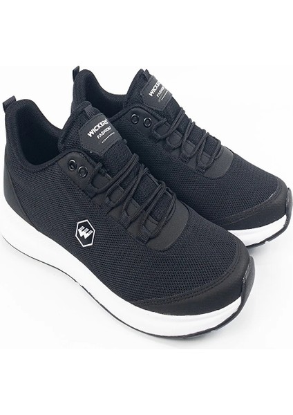 Unisex Siyah Ortopedik Spor Ayakkabı