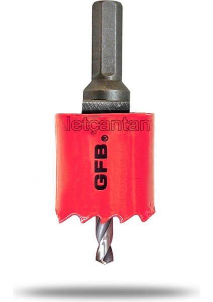 Bi Metal Panç Metal Testere 20 mm + Hex Düz Girişli Adaptör