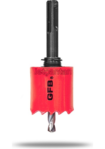 Bi Metal Panç Metal Testere 30 Mm-Sds Kanallı Mandren Girişli Adaptör