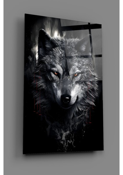 Gri Kurt Cam Tablo modelleri