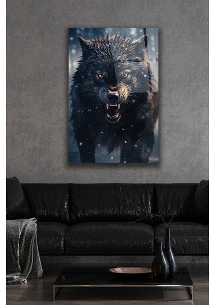 Siyah Kurt Cam Tablo 2 fiyatları