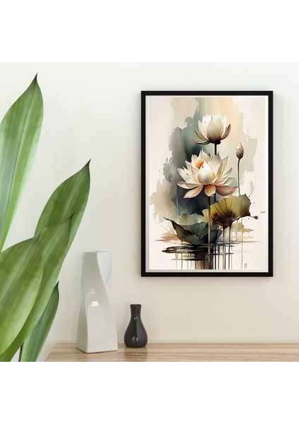 Lule Hobby Sayılarla Boyama Seti Lotus Çiçeği 40x50 cm