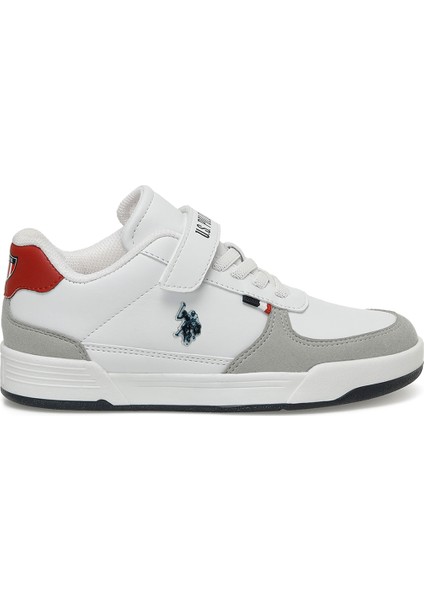 U.S. Polo Assn. Clıne Jr 4fx Beyaz Erkek Çocuk Sneaker