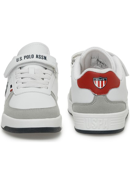 U.S. Polo Assn. Clıne Jr 4fx Beyaz Erkek Çocuk Sneaker