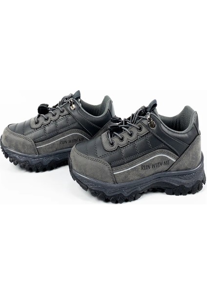 Çocuk Erkek Gri Su Geçirmez Lastikli Ortopedik Outdoor Ayakkabı fırsatları